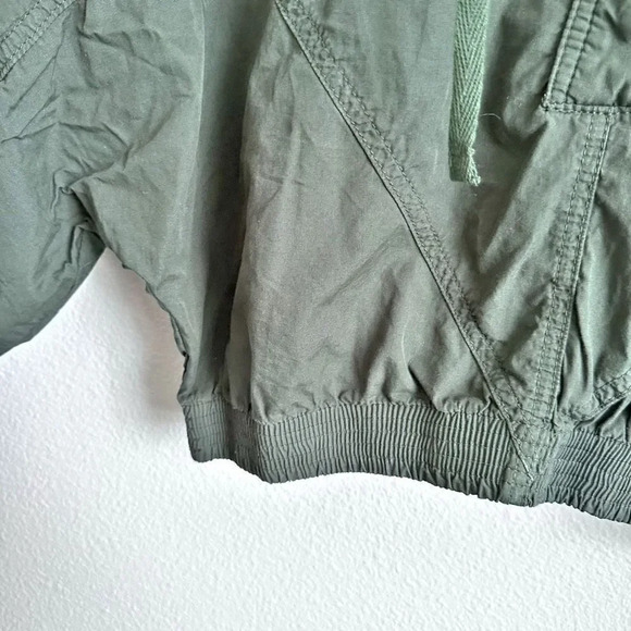 BDG URBAN OUTFITTERS | Dark Green Cropped Utility Jacket Lightweight NWT | Small - Picture 4 of 7